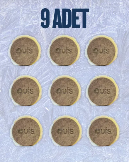 10 Adet UFS Beyaz Tüy Agresif Polisaj Keçesi 160mm Eko Seri